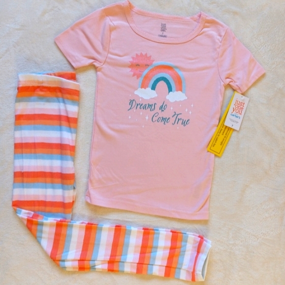 Girl's 4pc Dreams do Come True PJs - Picture 2 of 5